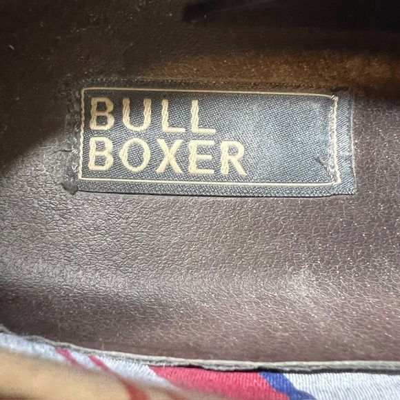 🌹Bullboxer Brown Leather Shoes Men’s 10 Casual Work Office Business Texetos - Picture 13 of 14